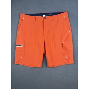 Tommy Bahama Swim Trunks Island Zone Board Shorts Orange Size 36 Swim Surf